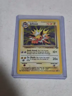 Pokemon TCG Jolteon Jungle 4/64 Holo Unlimited Holo Rare LP - Image 1
