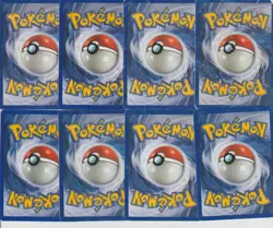 Lot x8 anciennes cartes POKEMON 1999 SET DE BASE Dardargnan 17/102...EX-GOOD VF - Image 2