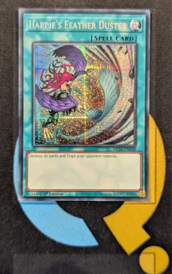 MP24-EN058 Harpie's Feather Duster Prismatic Secret Rare 1st Edition YuGiOh - Image 1