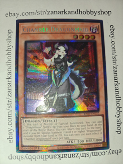 YuGiOh Chamber Dragonmaid RA04-EN032 Prismatic Collector' s Rare - Image 1