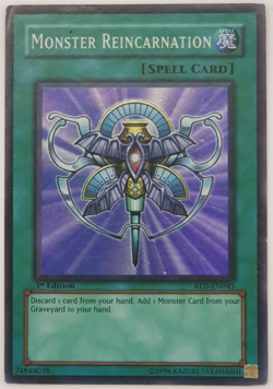 Monster Reincarnation - RDS-EN045 - Super Rare 1st Edition Yugioh - Image 1