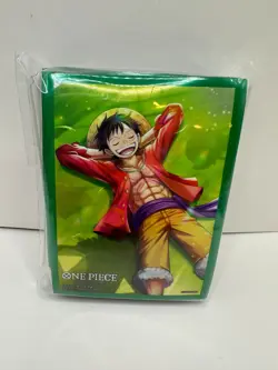 ONE PIECE TCG Official Card Sleeves ST21 EX Deck Monkey Luffy PACK OF 70 Sealed - Image 1