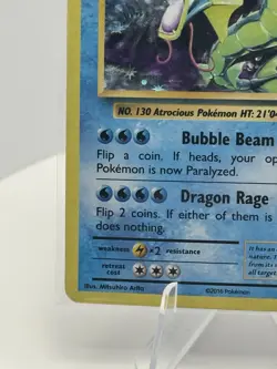 Pokemon Gyarados Holo Rare TCG Card 34/108 Evolutions XY Heavy Play - Image 4