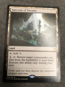 MTG English Sanctum of Eternity NM Normal Commander 2019 - FREE SHIPPING - Image 1