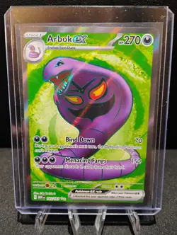 Pokemon TCG Arbok EX Scarlet & Violet 151 Ultra Rare Card 185/165 Near Mint - Image 5