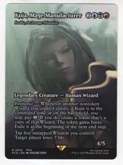 MTG Final Fantasy Through The Ages Rare #0052 Kuja Mage Manufacturer - Image 1