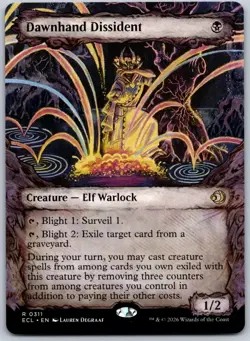Dawnhand Dissident - SHOWCASE - Lorwyn Eclipsed - MtG- NM - Image 1