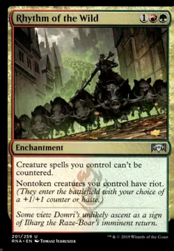 Ravnica Allegiance #201 Rhythm of the Wild - Image 1