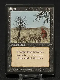 Blight - Legends ~LP/MP~ Magic The Gathering MTG - Image 1