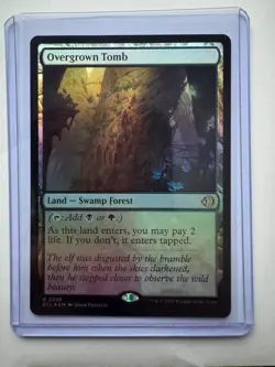 Overgrown Tomb (Foil) Rare MTG Lorwyn Eclipsed #0266 NM ENG MTG - Image 1