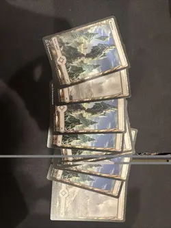 MTG Full Art Wastes Set Of 9 Oath Of The Gatewatch - Image 1
