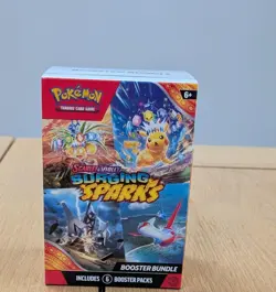 Pokemon Surging Sparks Opened Booster Bundle 6 Packs incl. Sylveon ex Half Art - Image 2