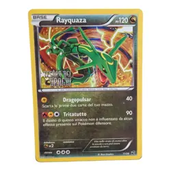 POKEMON BW DRAGON VAULT : HOLO RARE - RAYQUAZA STAMPED 11/20 - ITALIAN LP - Image 1