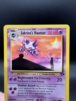 Pokemon TCG Sabrina's Haunter 55/132 Gym Challenge Uncommon NM - Image 3