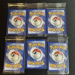 Pokemon TCG Lot Sealed Entei #34 Black Star WOTC Movie Promo x5 Sealed x1 NM Raw - Image 2
