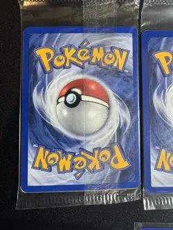 Pokemon TCG Lot Sealed Entei #34 Black Star WOTC Movie Promo x5 Sealed x1 NM Raw - Image 3