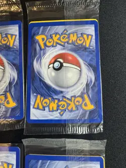 Pokemon TCG Lot Sealed Entei #34 Black Star WOTC Movie Promo x5 Sealed x1 NM Raw - Image 5