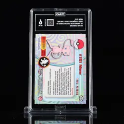 2000 Topps Chrome Pokemon TV Animation Edition #151 Mew Silver Chrome TAG 6 - Image 2