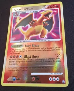 Charizard LV.55 3/132 Secret Wonders Reverse Holo Pokemon Diamond & Pearl HP - Image 2