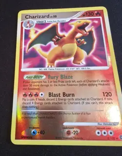 Charizard LV.55 3/132 Secret Wonders Reverse Holo Pokemon Diamond & Pearl HP - Image 3