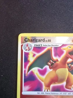 Charizard LV.55 3/132 Secret Wonders Reverse Holo Pokemon Diamond & Pearl HP - Image 5