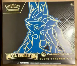 Pokemon TCG SEALED POKEMON CENTER Mega Evolution Elite Trainer Box (ETB) NM - Image 1