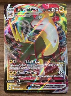 Pokemon TCG Fusion Strike Boltund VMAX 104/264 Holo Ultra Rare - Image 1