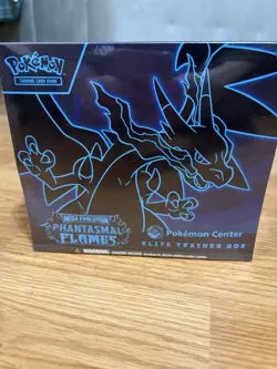 Phantasmal Flames Pokemon Center Exclusive ETB Elite Trainer Box Factory Sealed - Image 1