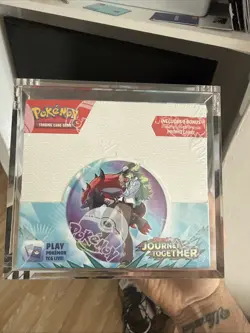 Pokemon Journey Together Enhanced Booster Box with acrylic case - Image 1