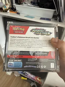 Pokemon Journey Together Enhanced Booster Box with acrylic case - Image 3