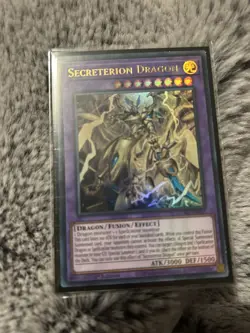 YUGIOH SECRETERION DRAGON ULTRA RARE 1ST NEAR MINT DUAD-EN037 - Image 1