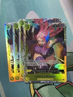 x4 Jewelry Bonney OP08-105 Two Legends One Piece English Playset OP Egghead - Image 1