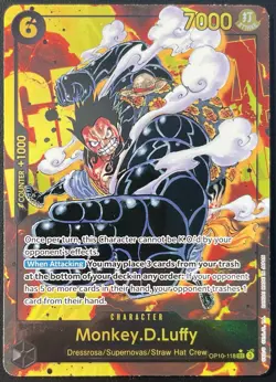 OP10-118 Monkey.D.Luffy SEC Alt Art One Piece TCG English Edition - Royal Blood - Image 1