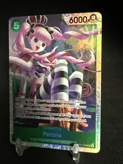 Perona OP14-033 SR The Azure Sea's Seven One Piece TCG English - Image 2
