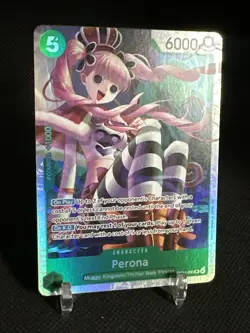 Perona OP14-033 SR The Azure Sea's Seven One Piece TCG English - Image 3