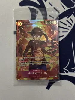 Monkey.D.Luffy ST10-006 SR Treasure Booster Set Promo One Piece Sealed - Image 1