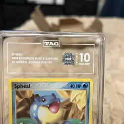 Pokemon 2004 TCG EX Hidden Legends Spheal Reverse Holo Card 74/101 - Image 2