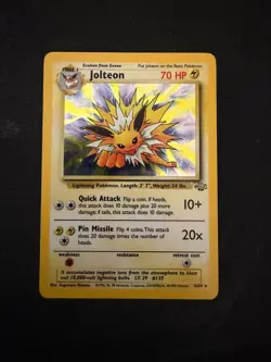 Jolteon - 4/64 - Pokemon Jungle Unlimited Holo Rare Card WOTC LP+ - Image 1