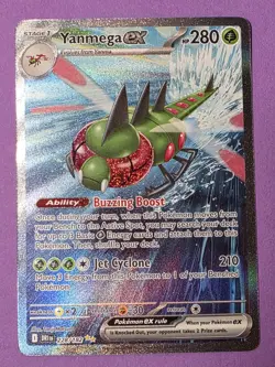 Yanmega Ex 228/182, 206/182, 3/182. Destined Rivals SIR, Full Art. 3 card Lot - Image 3