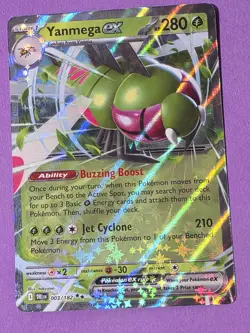 Yanmega Ex 228/182, 206/182, 3/182. Destined Rivals SIR, Full Art. 3 card Lot - Image 5