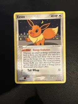 Eevee - 55/115 - Pokemon Ex Unseen Forces Non-Holo Card LP - Image 1