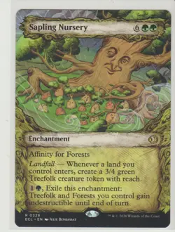 Sapling Nursery - Showcase Rare MtG Card ECL 328 - Image 1