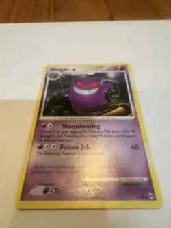 Pokemon TCG Gengar 17/99 Platinum Arceus Rare Non-Holo Card LP - Image 1