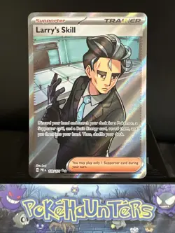 Pokemon Card Larry's Skill 139/131 Prismatic Evolutions Ultra Rare NM - Image 1