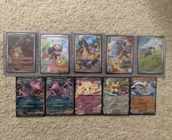 Pokemon Card Binder Modern Lot Collection SIR IR Full Art EX Promo Cards! Holos - Image 2