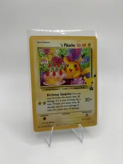 Pokemon ______'s Pikachu 24/53 Wotc Promo Holo 50 HP Basic Card English 1998 - Image 1
