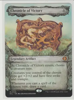 Chronicle of Victory - Showcase Mythic MtG Card ECL 346 - Image 1