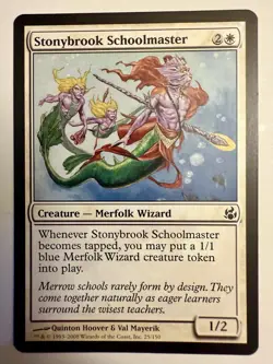 Stonybrook Schoolmaster (025) Morningtide MOR MTG Magic - Image 1