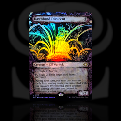 Dawnhand Dissident •Showcase Foil• Rare Creature - Elf Warlock - Lorwyn Eclipsed - Image 1