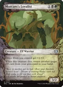 x4 Morcant's Loyalist - Foil - Showcase U MTG Lorwyn Eclipsed M/NM, English - Image 1